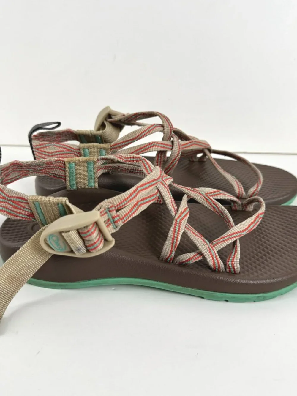 Chaco ZX1 Ecotread Sandals Girls Size 4 Strappy Outdoor Hiking SA-52